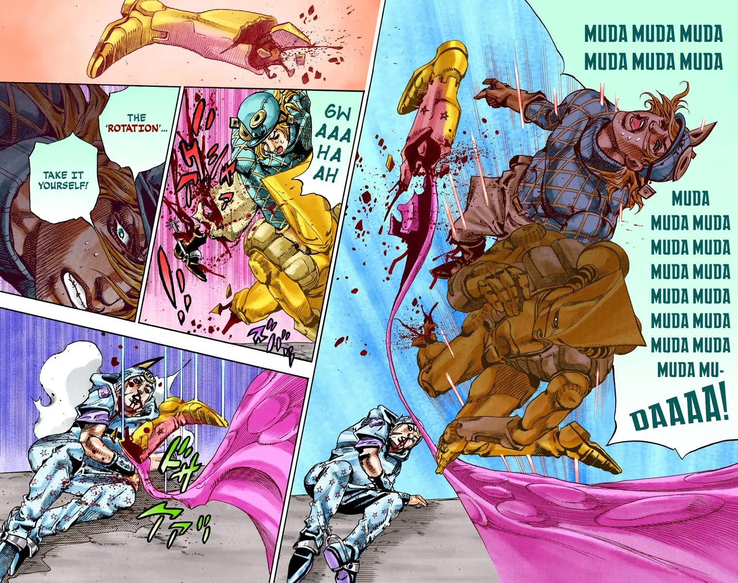 JoJo's Bizarre Adventure Steel Ball Run Colored Manga β Chapter 94 β Page 19