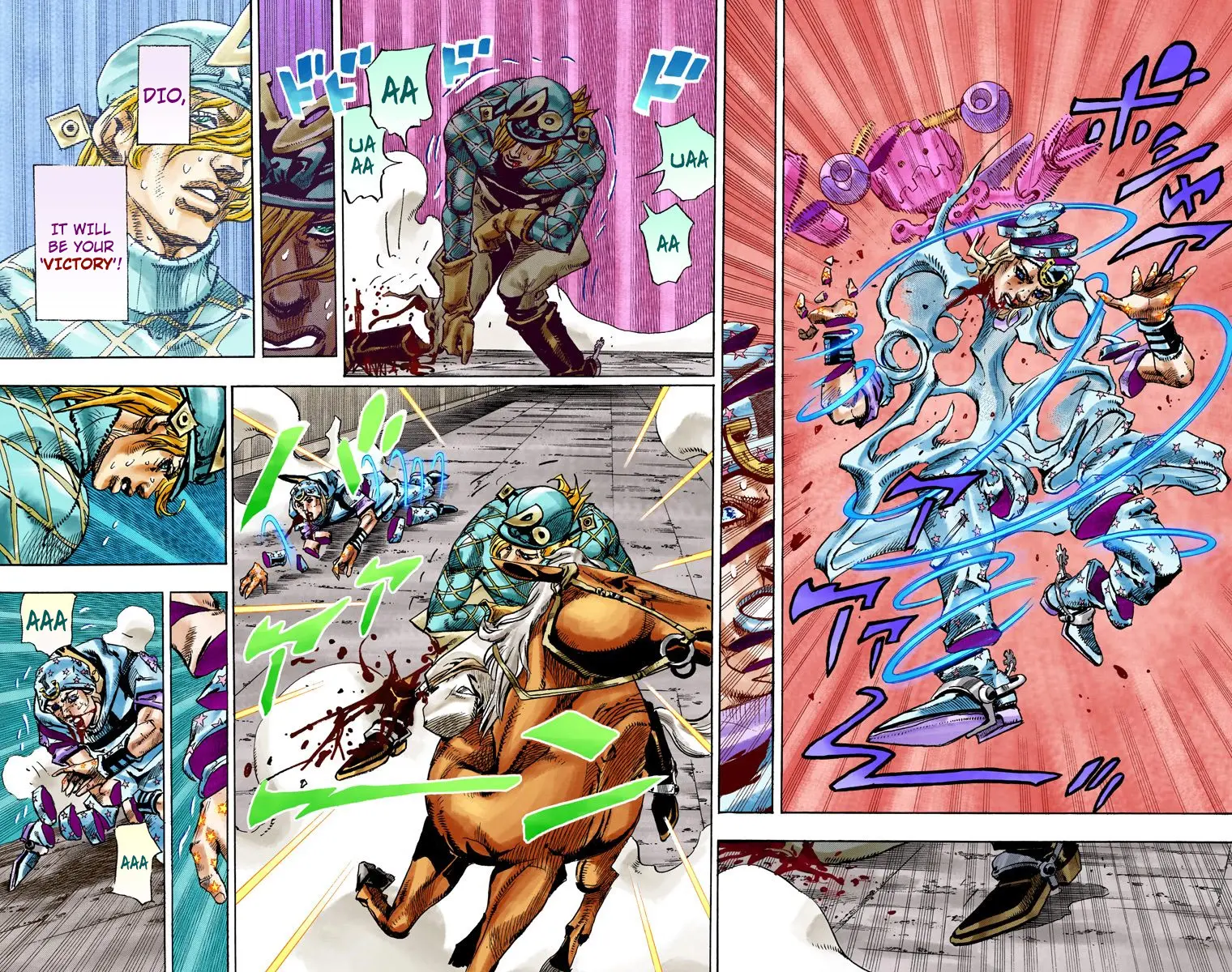 JoJo's Bizarre Adventure Steel Ball Run Colored Manga β Chapter 94 β Page 25
