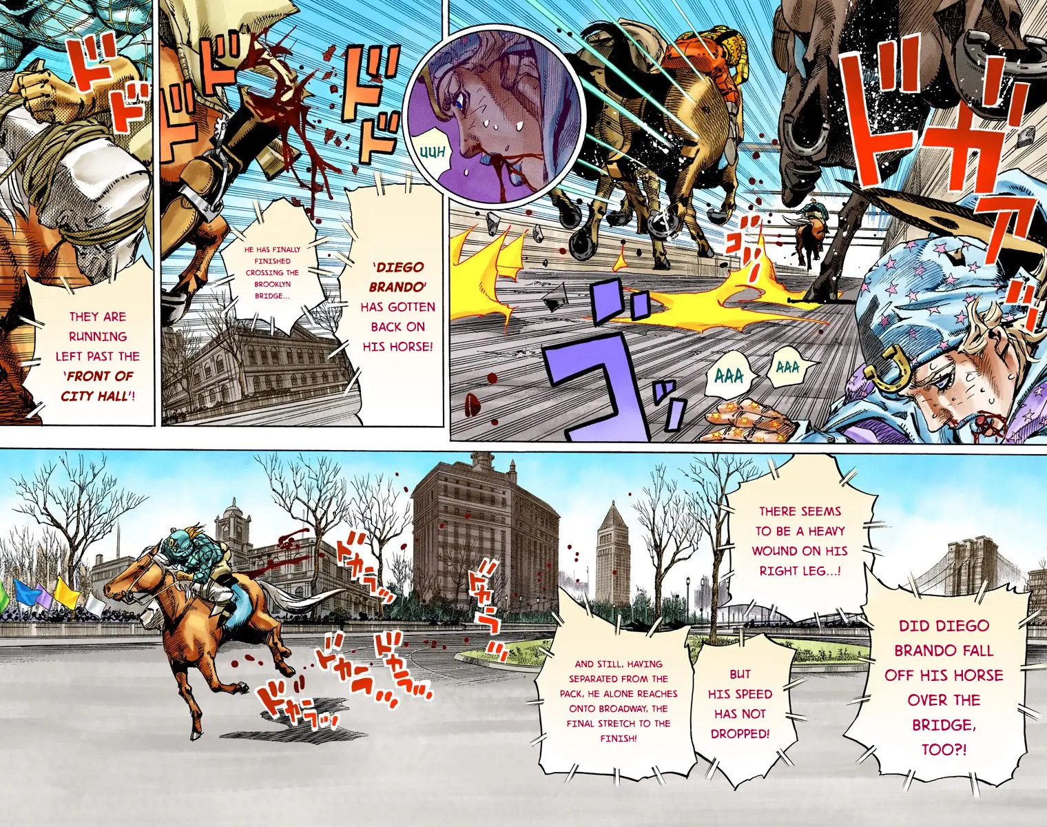 JoJo's Bizarre Adventure Steel Ball Run Colored Manga β Chapter 94 β Page 26
