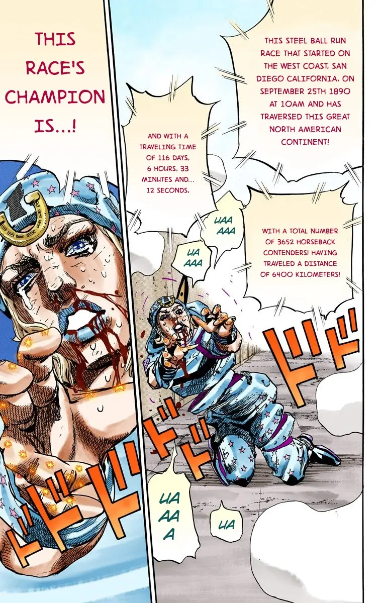 JoJo's Bizarre Adventure Steel Ball Run Colored Manga β Chapter 94 β Page 30