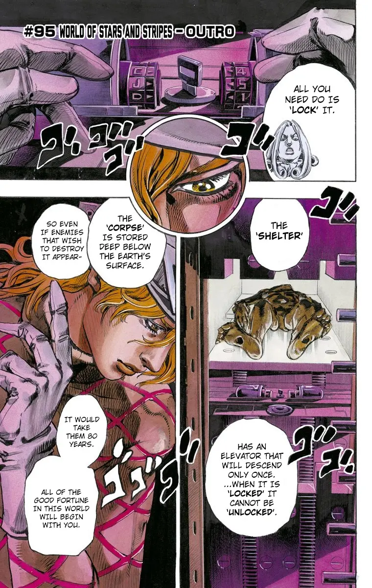 JoJo's Bizarre Adventure Steel Ball Run Colored Manga β Chapter 95 END β Page 2