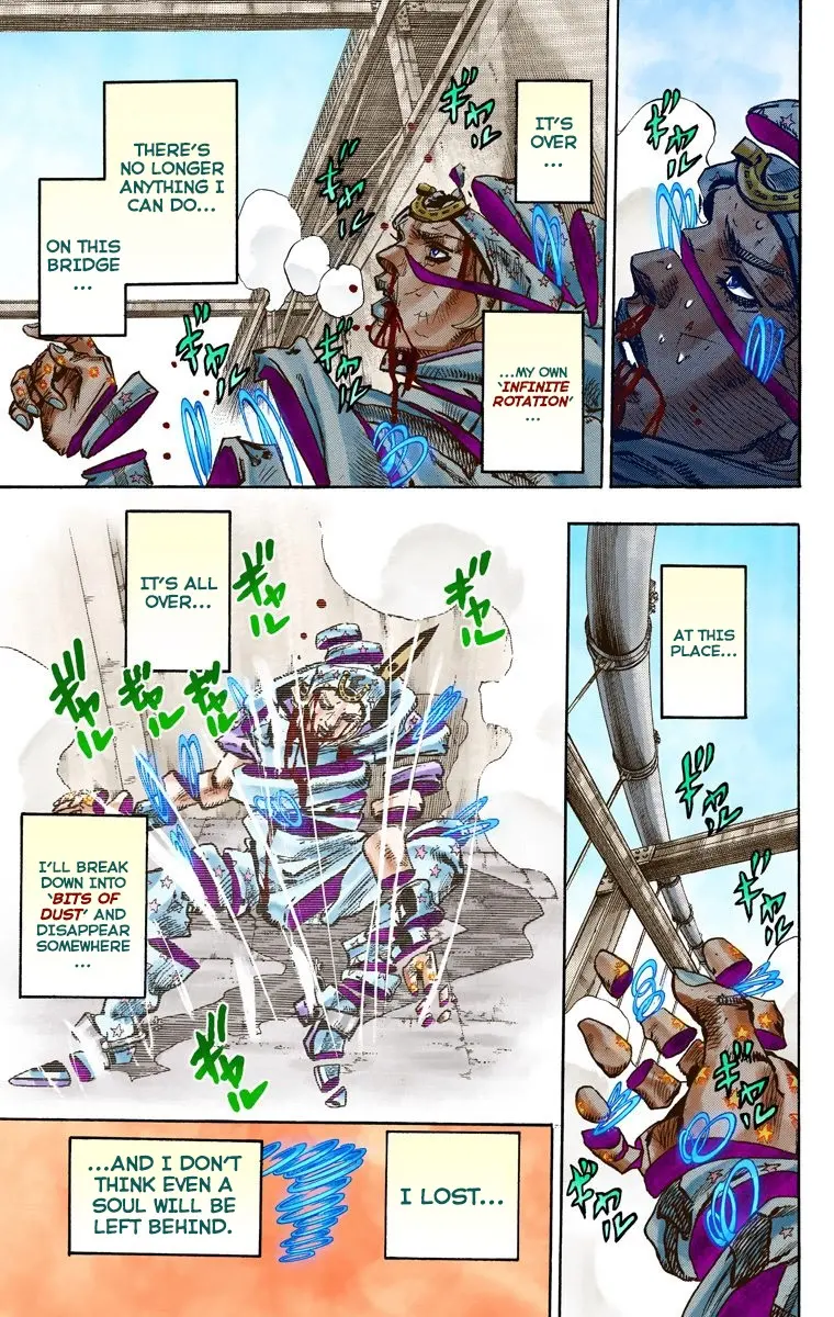 JoJo's Bizarre Adventure Steel Ball Run Colored Manga β Chapter 95 END β Page 6