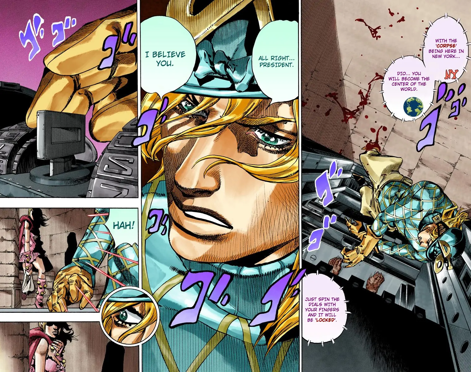 JoJo's Bizarre Adventure Steel Ball Run Colored Manga β Chapter 95 END β Page 7