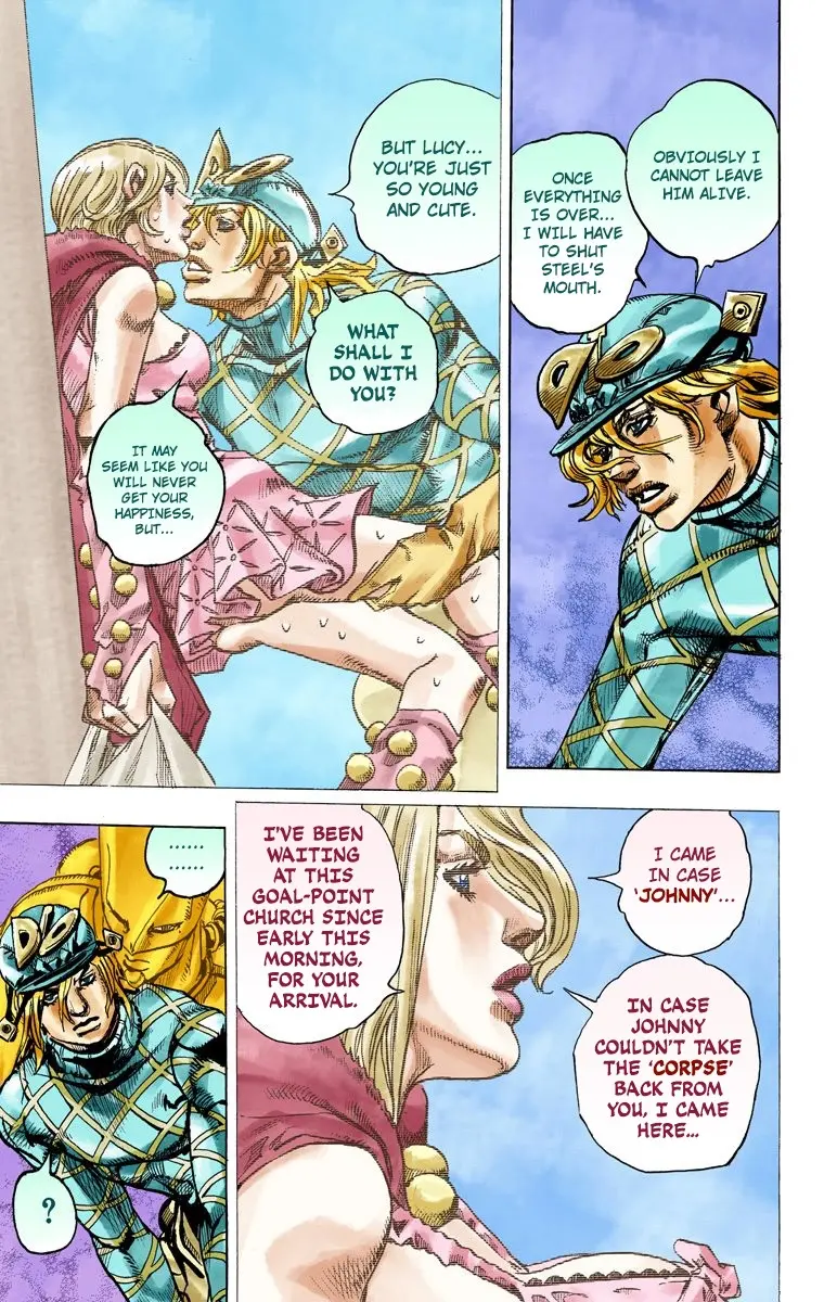 JoJo's Bizarre Adventure Steel Ball Run Colored Manga β Chapter 95 END β Page 12