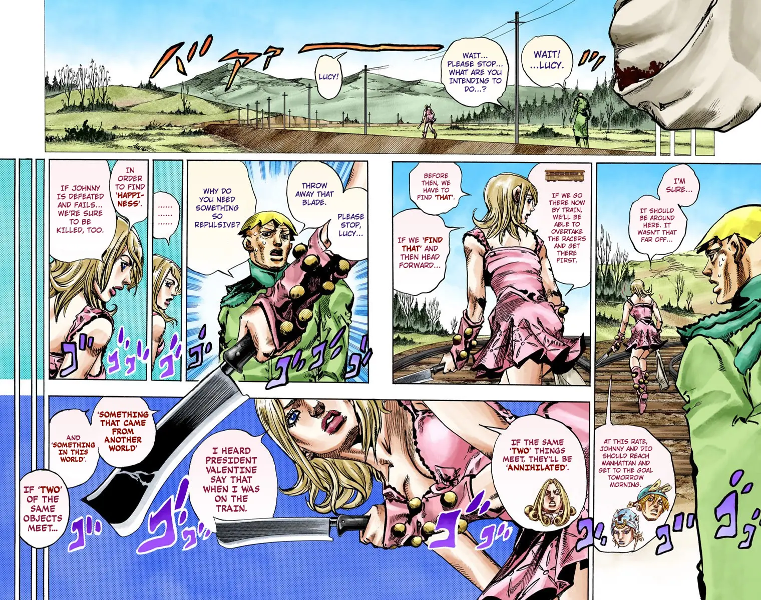 JoJo's Bizarre Adventure Steel Ball Run Colored Manga β Chapter 95 END β Page 15
