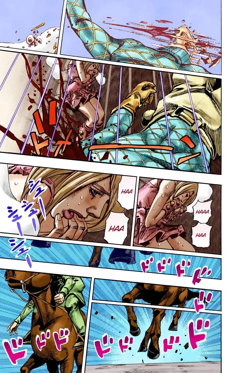 JoJo's Bizarre Adventure Steel Ball Run Colored Manga β Chapter 95 END β Page 23