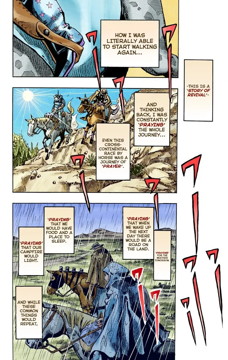 JoJo's Bizarre Adventure Steel Ball Run Colored Manga β Chapter 95 END β Page 27