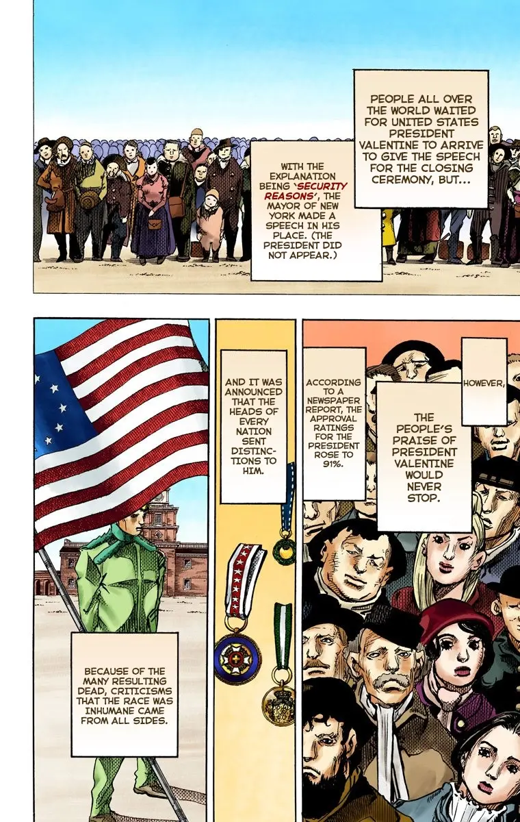 JoJo's Bizarre Adventure Steel Ball Run Colored Manga β Chapter 95 END β Page 29