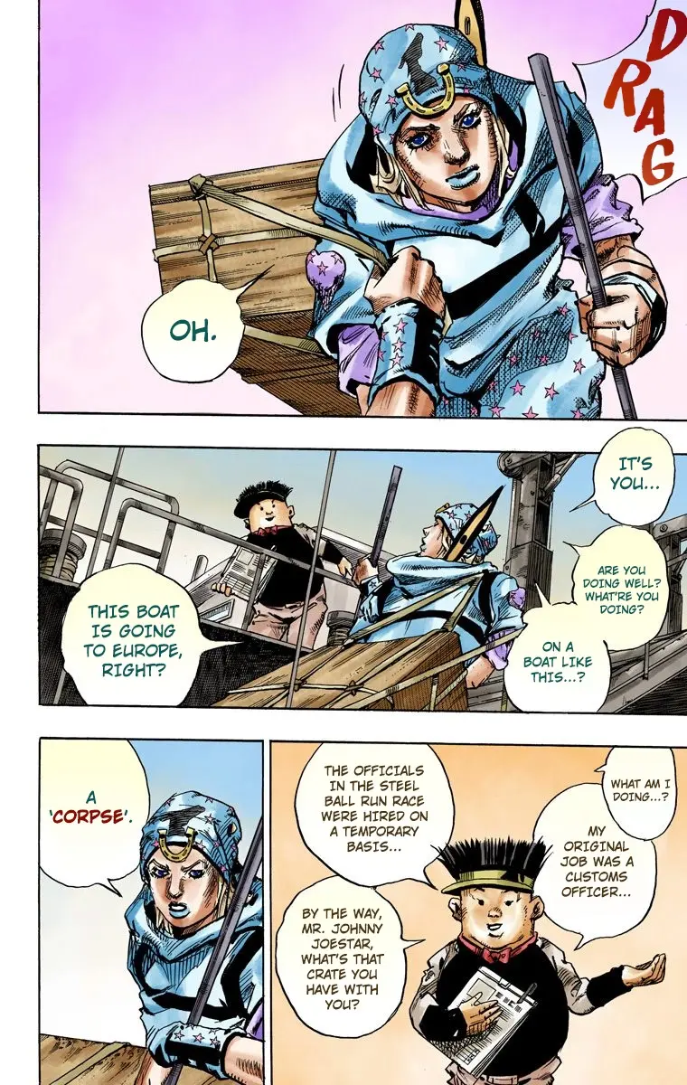 JoJo's Bizarre Adventure Steel Ball Run Colored Manga β Chapter 95 END β Page 35