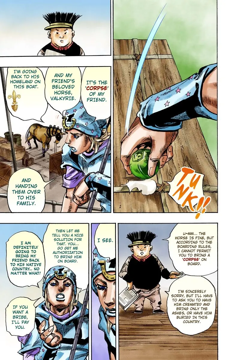 JoJo's Bizarre Adventure Steel Ball Run Colored Manga β Chapter 95 END β Page 36