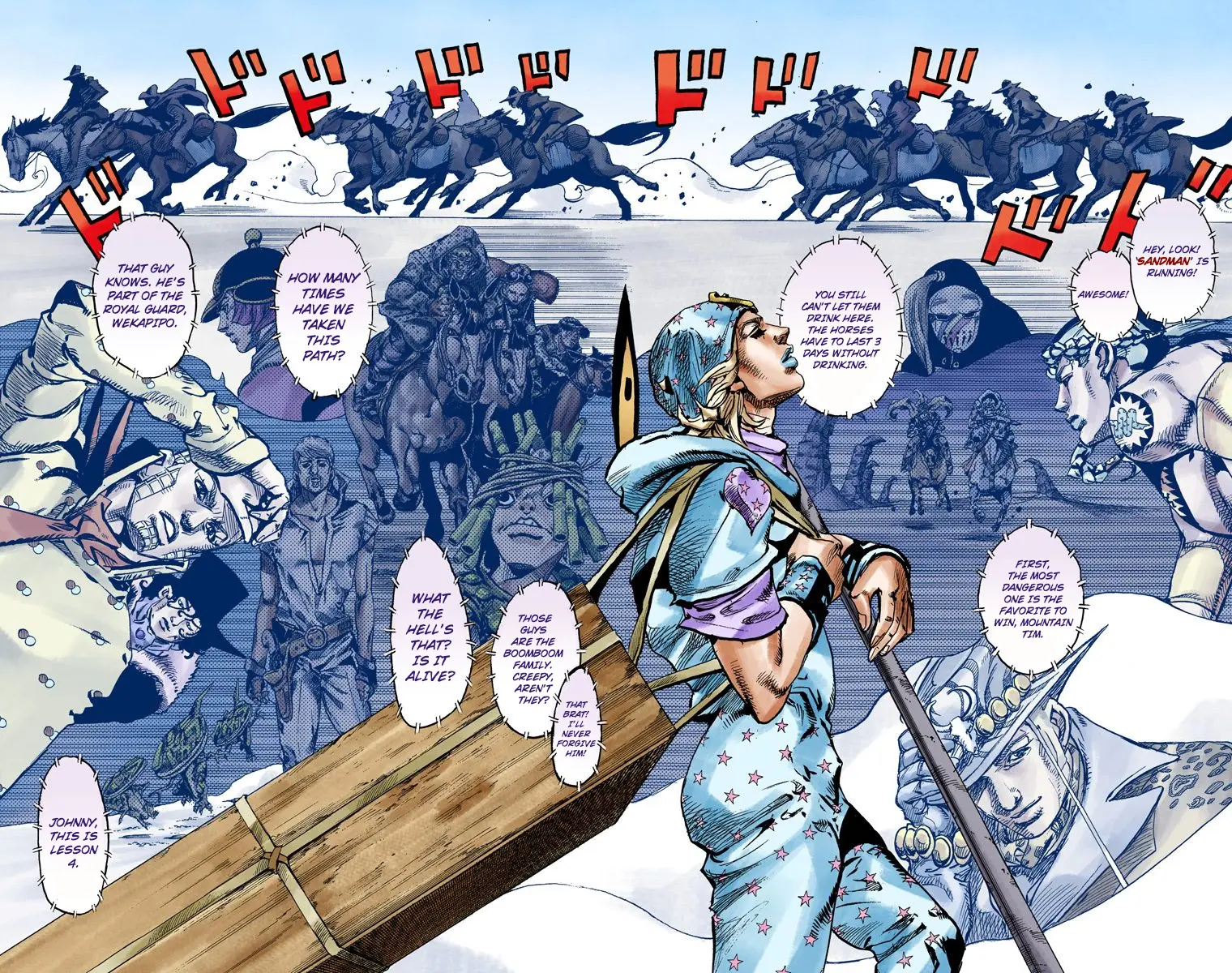 JoJo's Bizarre Adventure Steel Ball Run Colored Manga β Chapter 95 END β Page 39