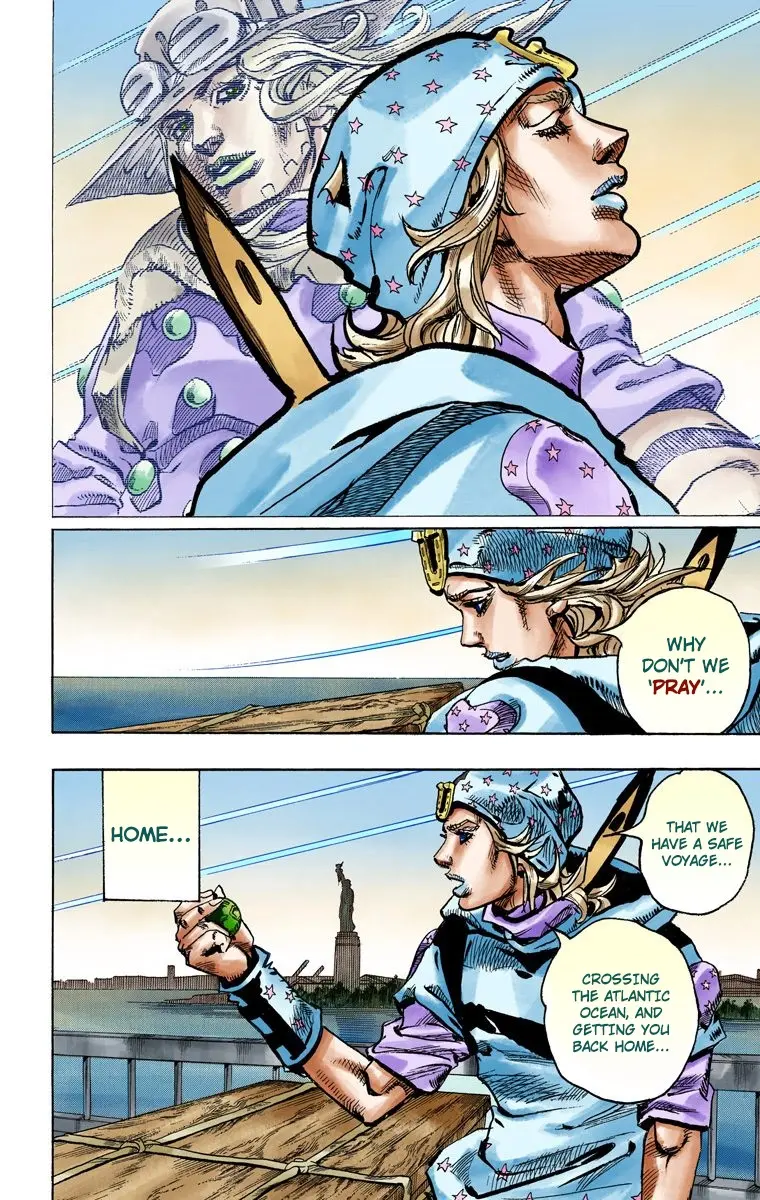 JoJo's Bizarre Adventure Steel Ball Run Colored Manga β Chapter 95 END β Page 40