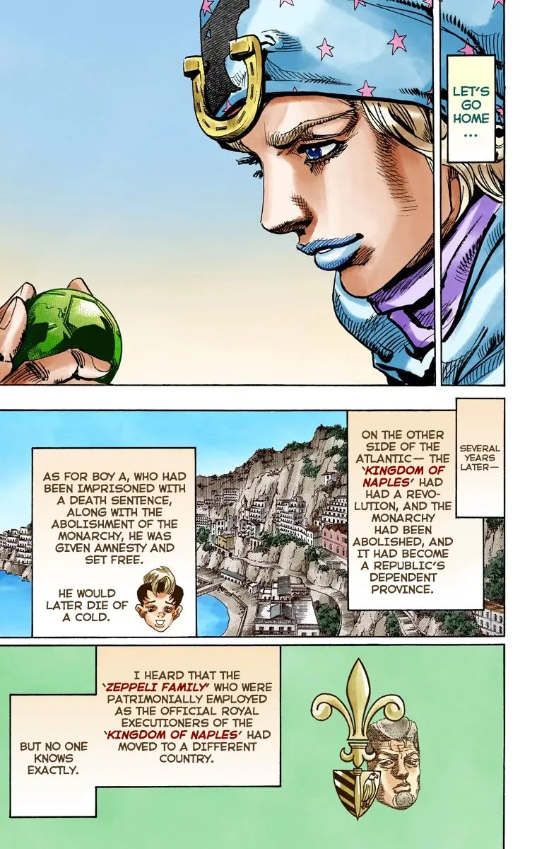 JoJo's Bizarre Adventure Steel Ball Run Colored Manga β Chapter 95 END β Page 41