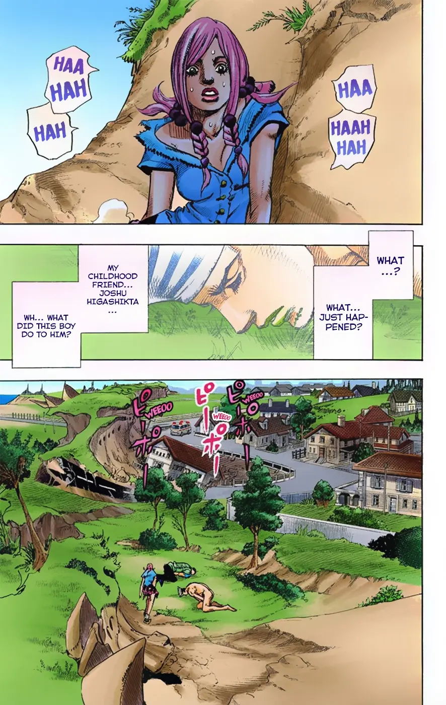 JoJo's Bizarre Adventure, Part 8: JoJolion Colored Manga β Chapter 1 β Page 40