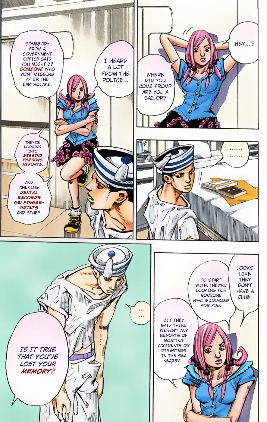 JoJo's Bizarre Adventure, Part 8: JoJolion Colored Manga β Chapter 2 β Page 12