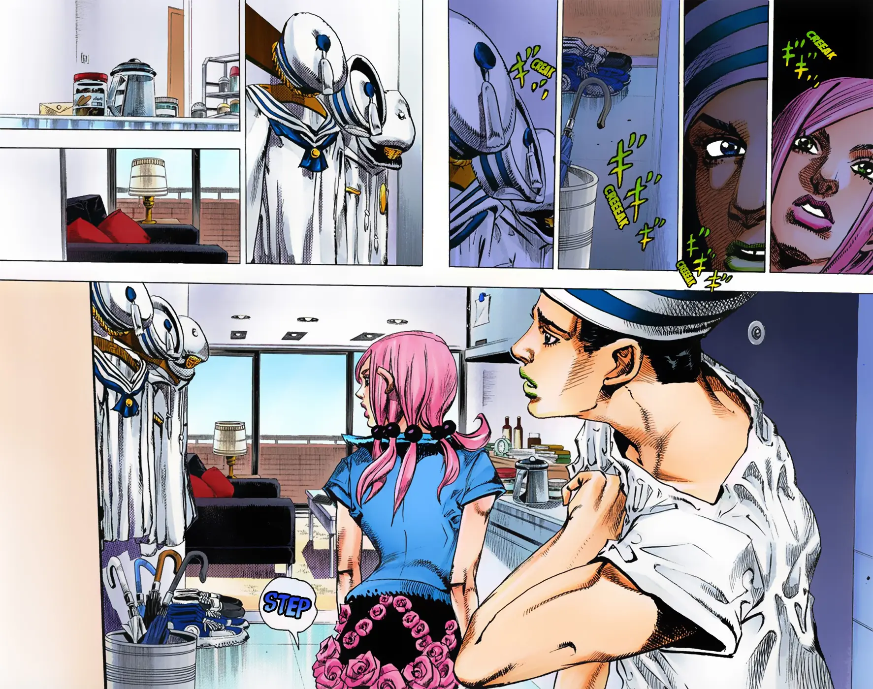JoJo's Bizarre Adventure, Part 8: JoJolion Colored Manga β Chapter 2 β Page 42
