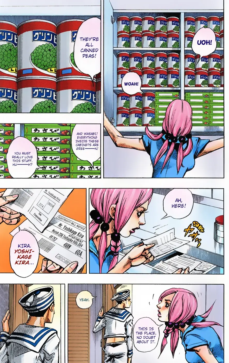 JoJo's Bizarre Adventure, Part 8: JoJolion Colored Manga β Chapter 3 β Page 7