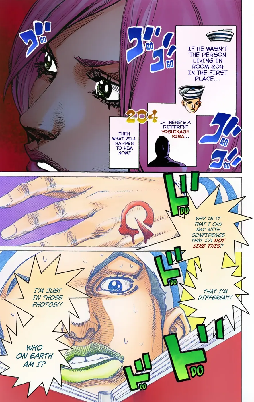 JoJo's Bizarre Adventure, Part 8: JoJolion Colored Manga β Chapter 4 β Page 8