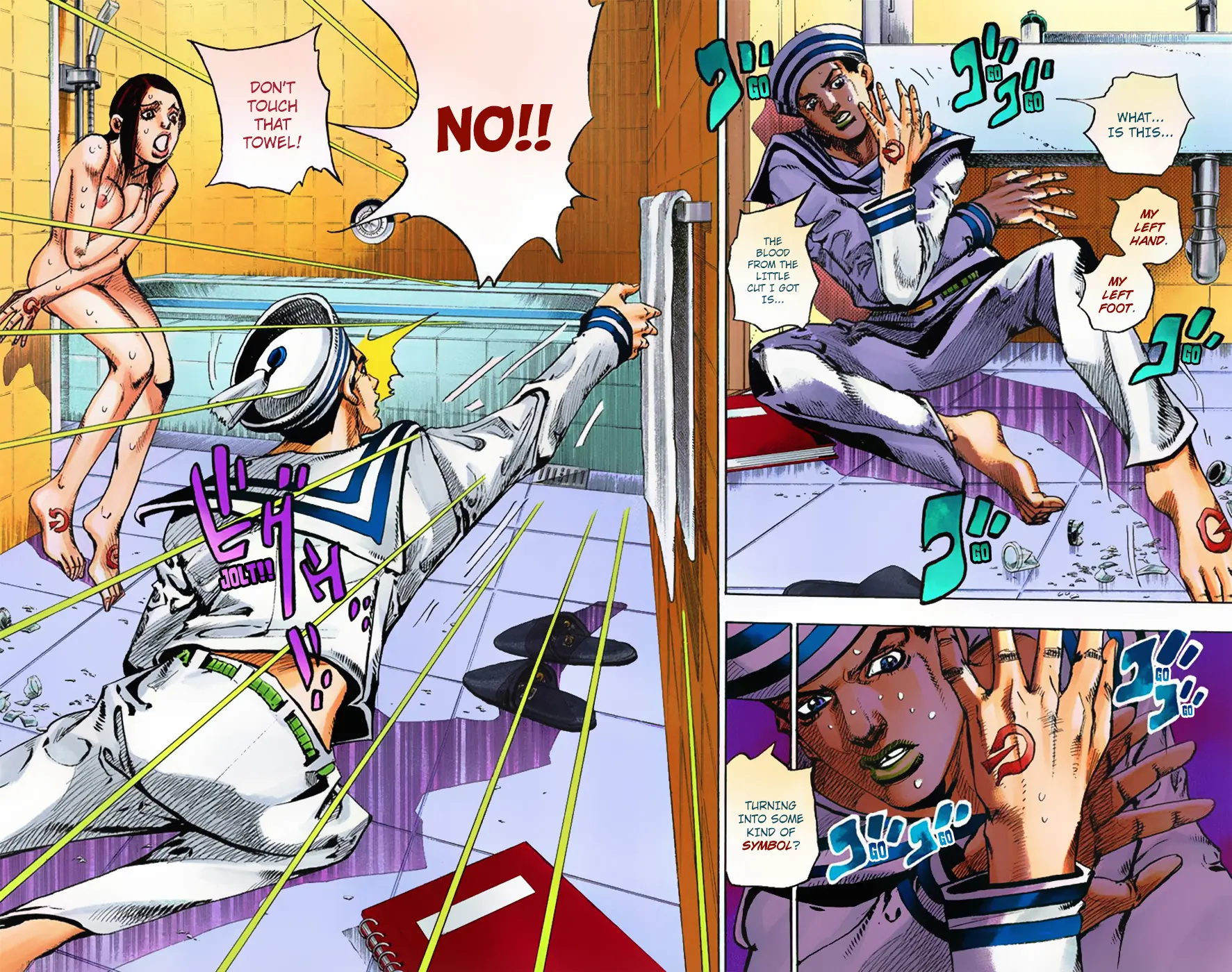 JoJo's Bizarre Adventure, Part 8: JoJolion Colored Manga β Chapter 4 β Page 9