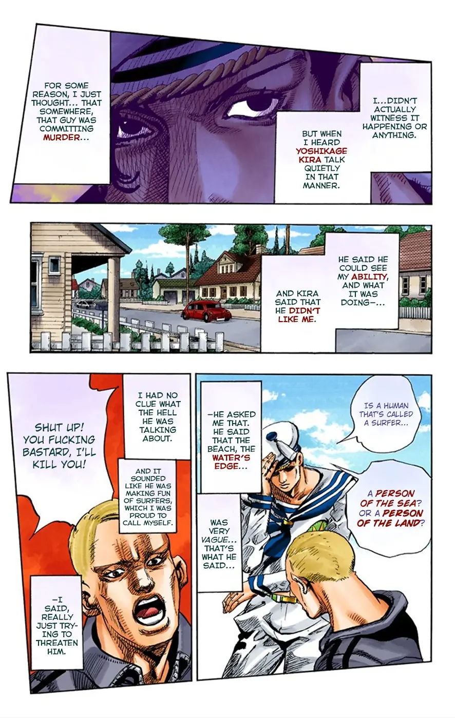 JoJo's Bizarre Adventure, Part 8: JoJolion Colored Manga β Chapter 6 β Page 29