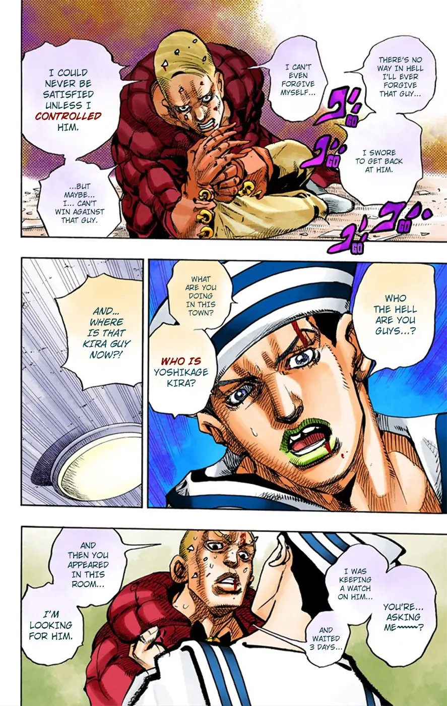JoJo's Bizarre Adventure, Part 8: JoJolion Colored Manga β Chapter 6 β Page 34