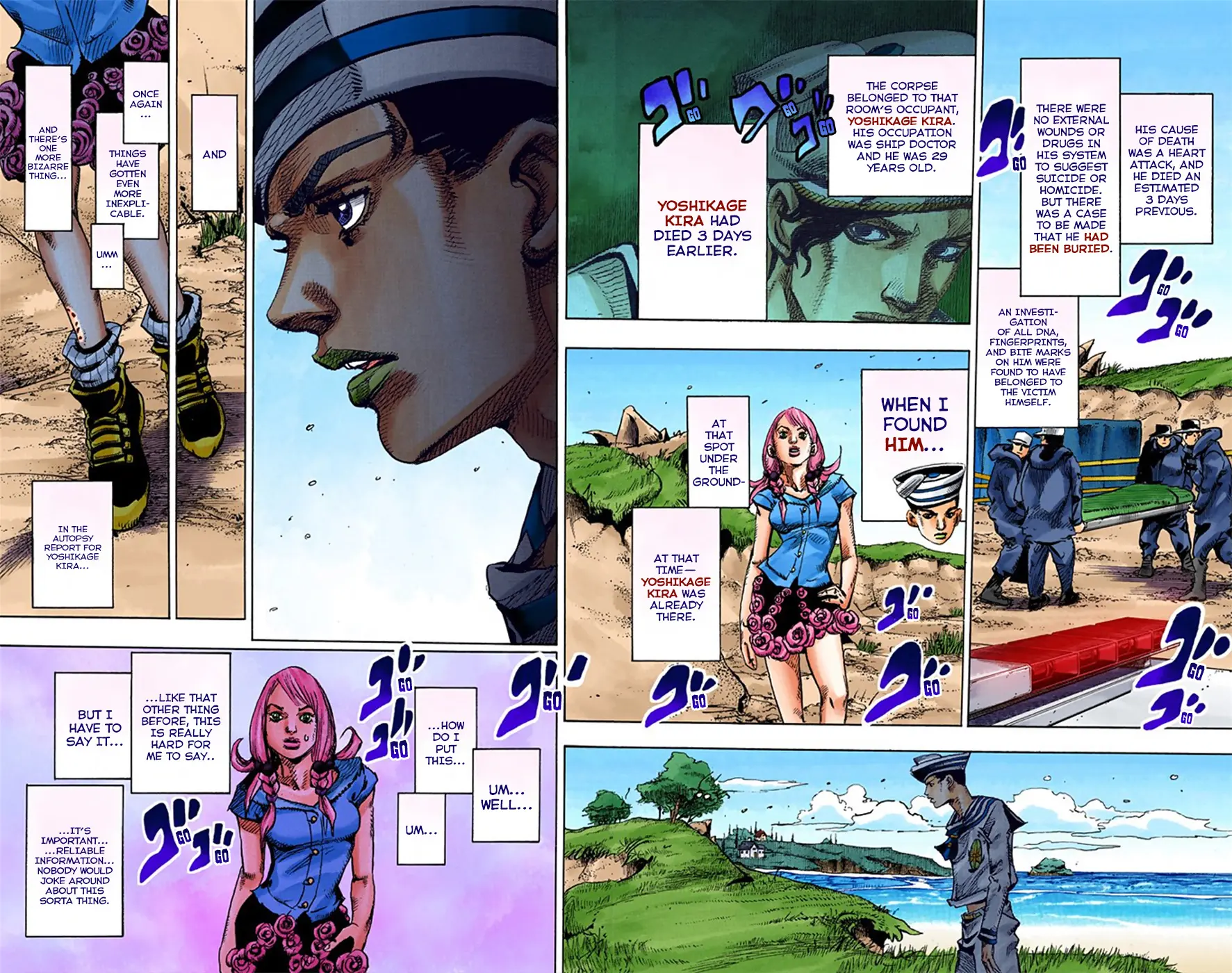 JoJo's Bizarre Adventure, Part 8: JoJolion Colored Manga β Chapter 6 β Page 46