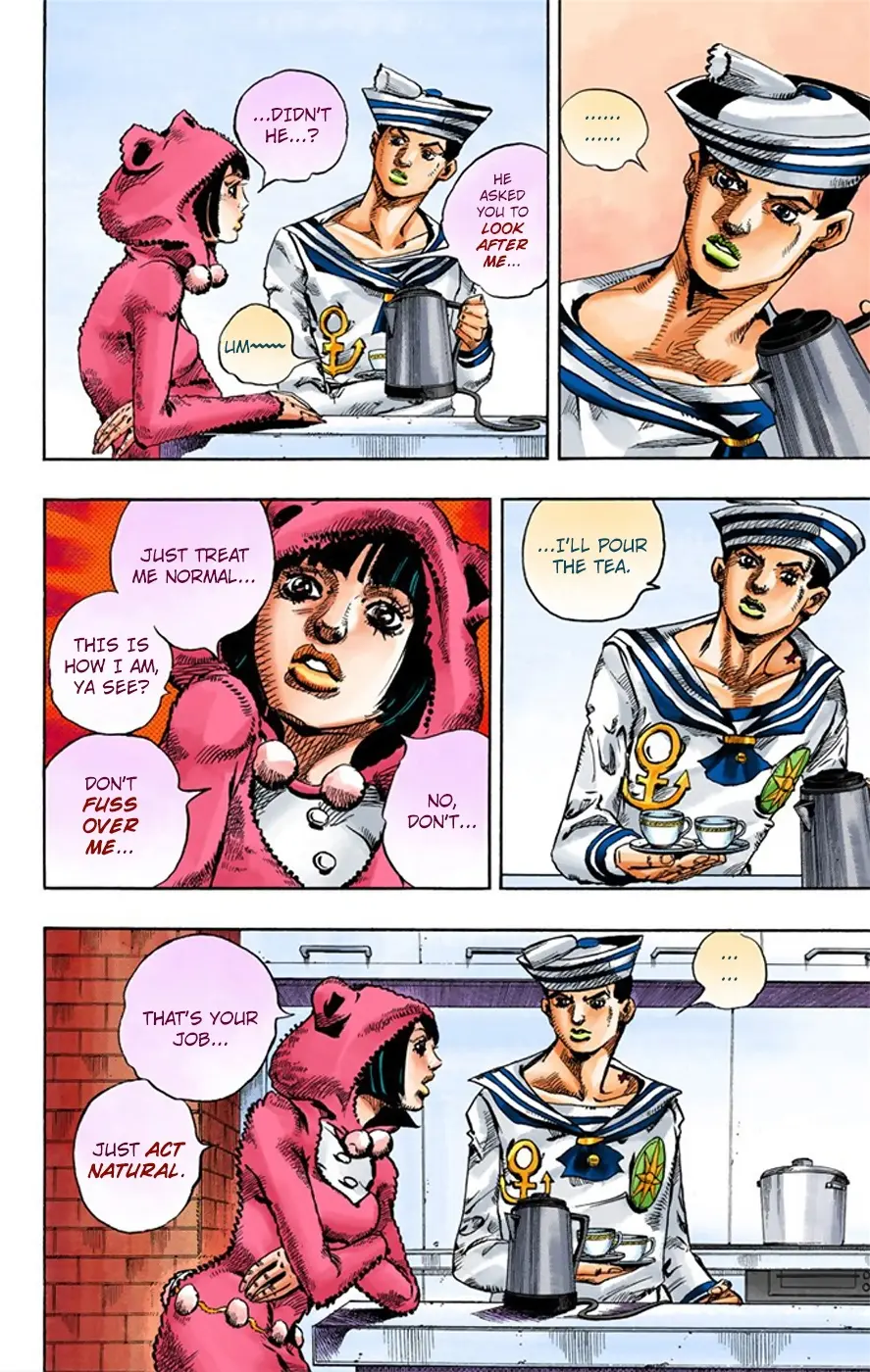 JoJo's Bizarre Adventure, Part 8: JoJolion Colored Manga β Chapter 7 β Page 38