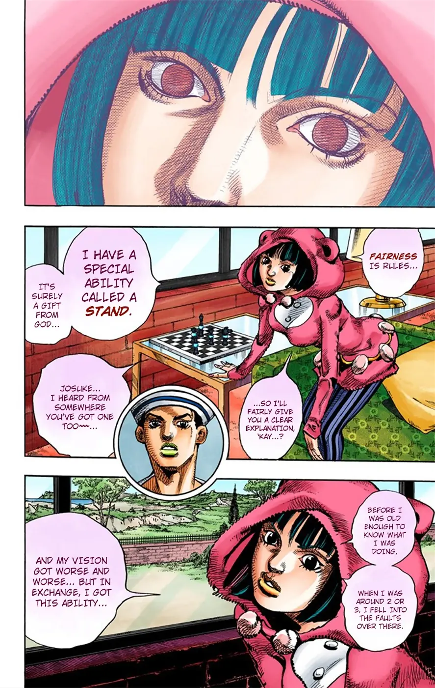 JoJo's Bizarre Adventure, Part 8: JoJolion Colored Manga β Chapter 8 β Page 17