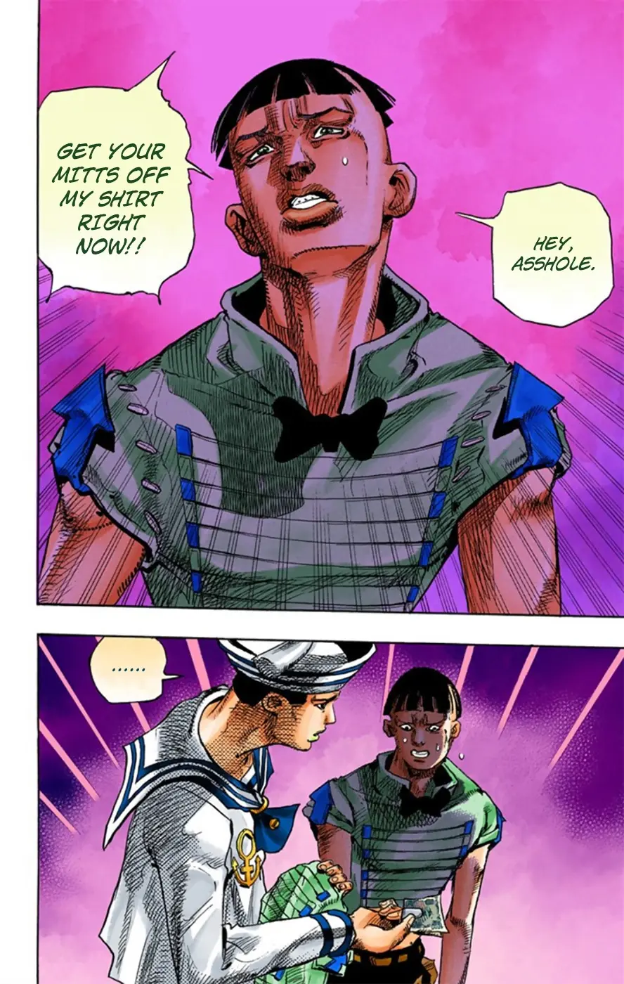 JoJo's Bizarre Adventure, Part 8: JoJolion Colored Manga β Chapter 12 β Page 7