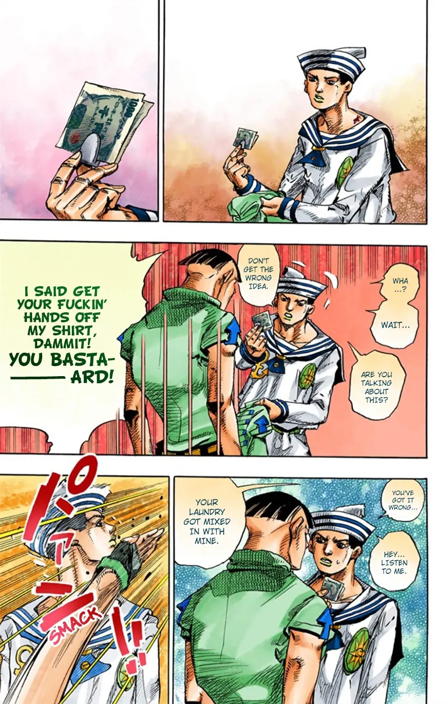 JoJo's Bizarre Adventure, Part 8: JoJolion Colored Manga β Chapter 12 β Page 8