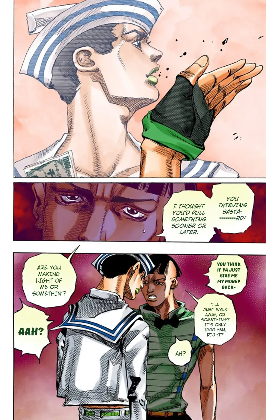 JoJo's Bizarre Adventure, Part 8: JoJolion Colored Manga β Chapter 12 β Page 9