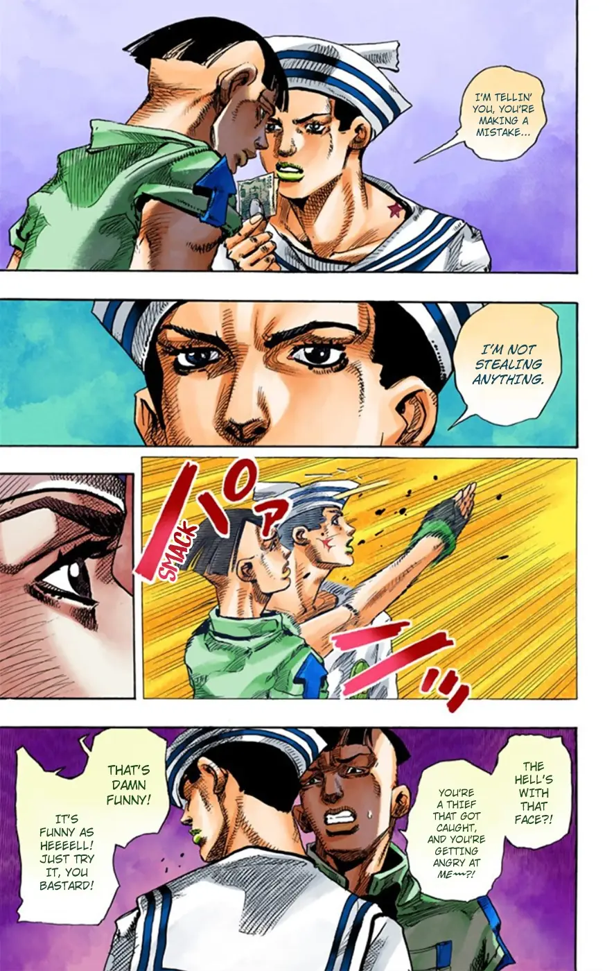 JoJo's Bizarre Adventure, Part 8: JoJolion Colored Manga β Chapter 12 β Page 10