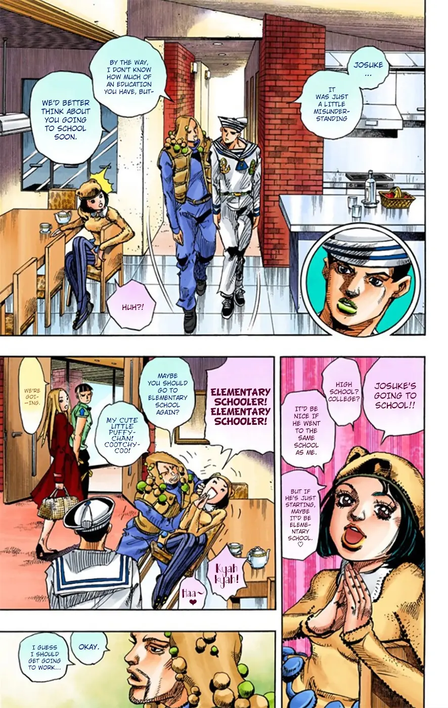 JoJo's Bizarre Adventure, Part 8: JoJolion Colored Manga β Chapter 12 β Page 14