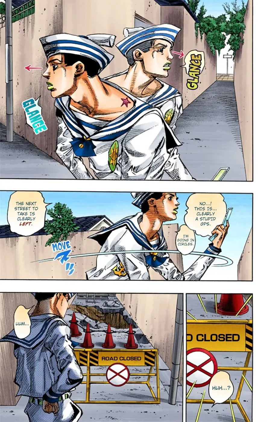 JoJo's Bizarre Adventure, Part 8: JoJolion Colored Manga β Chapter 12 β Page 28