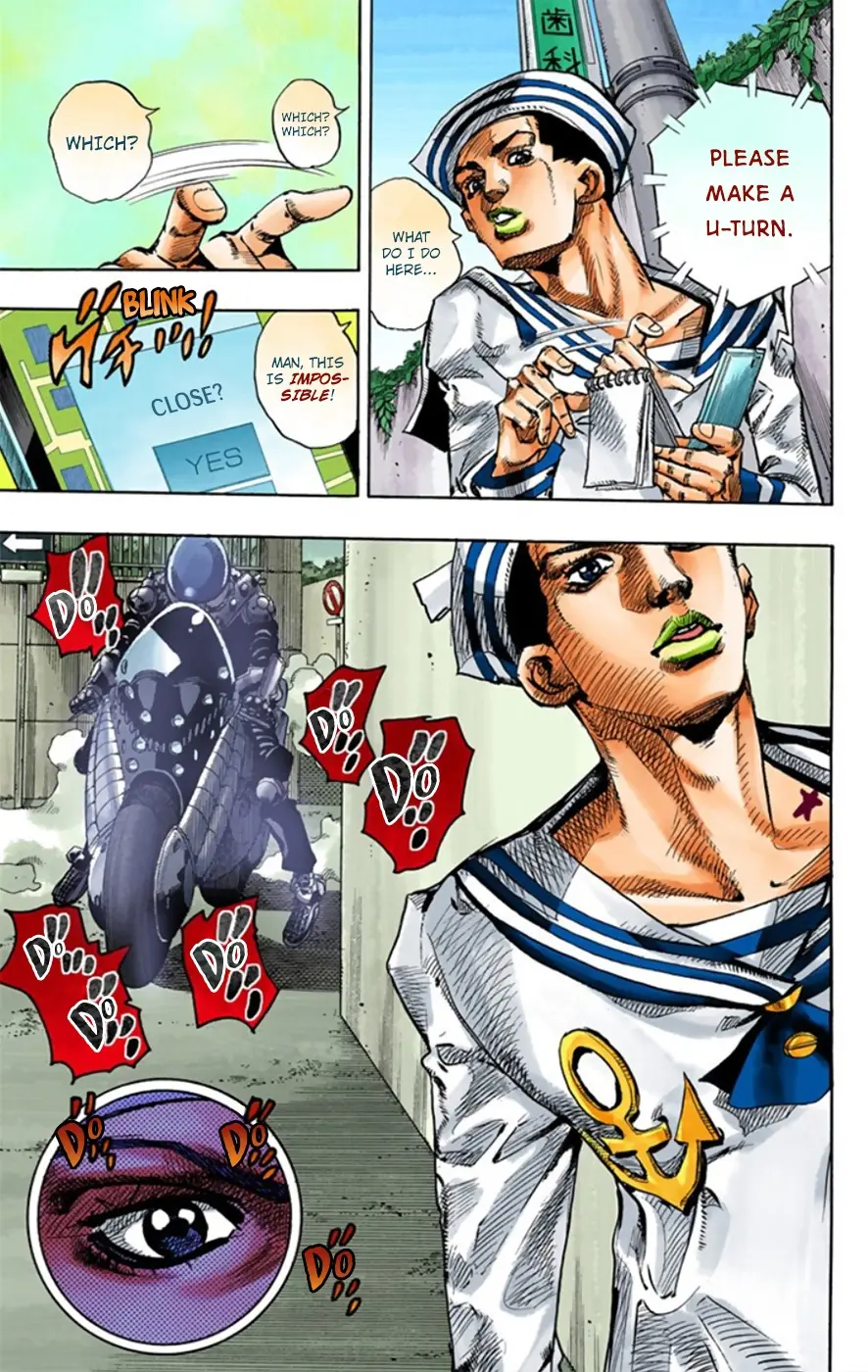 JoJo's Bizarre Adventure, Part 8: JoJolion Colored Manga β Chapter 12 β Page 32