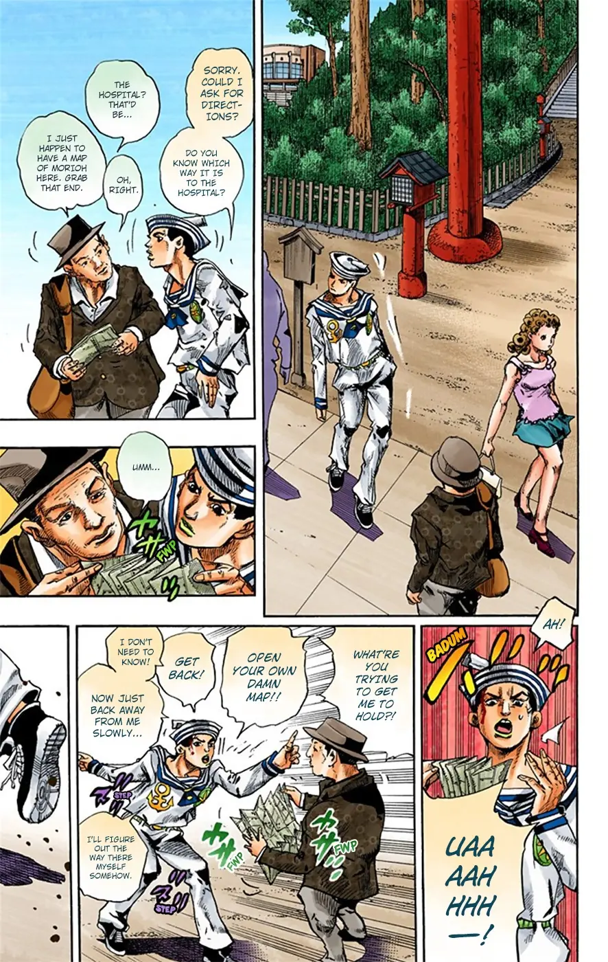 JoJo's Bizarre Adventure, Part 8: JoJolion Colored Manga β Chapter 15 β Page 8