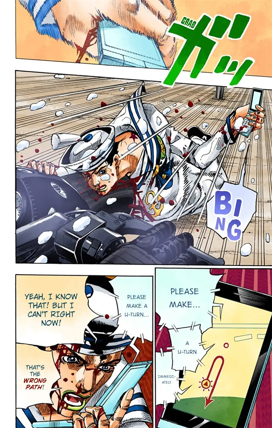 JoJo's Bizarre Adventure, Part 8: JoJolion Colored Manga β Chapter 16 β Page 7