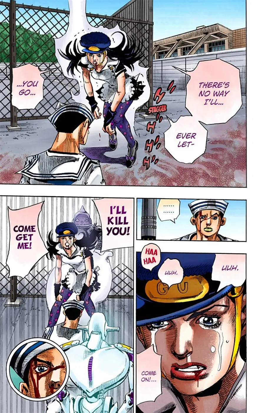 JoJo's Bizarre Adventure, Part 8: JoJolion Colored Manga β Chapter 16 β Page 24