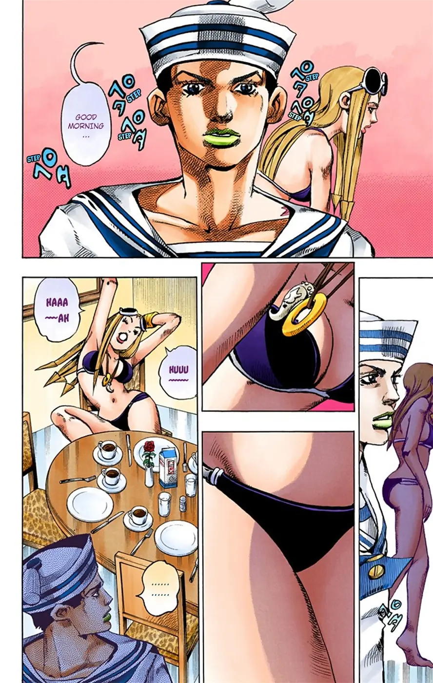JoJo's Bizarre Adventure, Part 8: JoJolion Colored Manga β Chapter 18 β Page 7