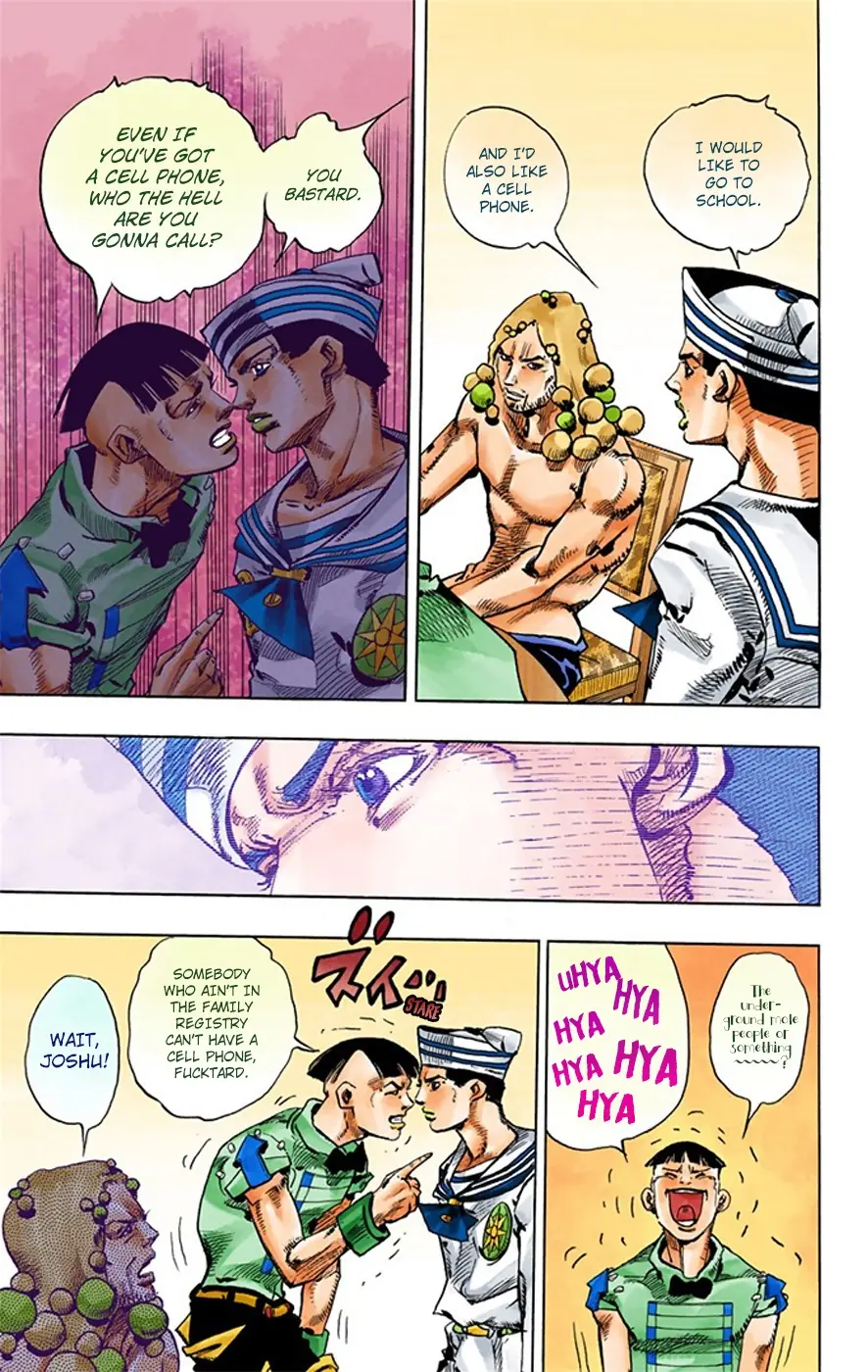 JoJo's Bizarre Adventure, Part 8: JoJolion Colored Manga β Chapter 18 β Page 12