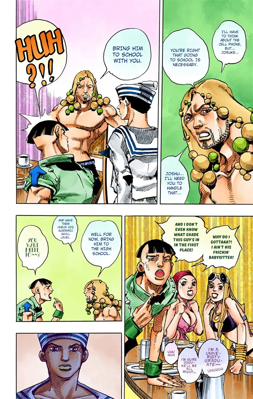 JoJo's Bizarre Adventure, Part 8: JoJolion Colored Manga β Chapter 18 β Page 13
