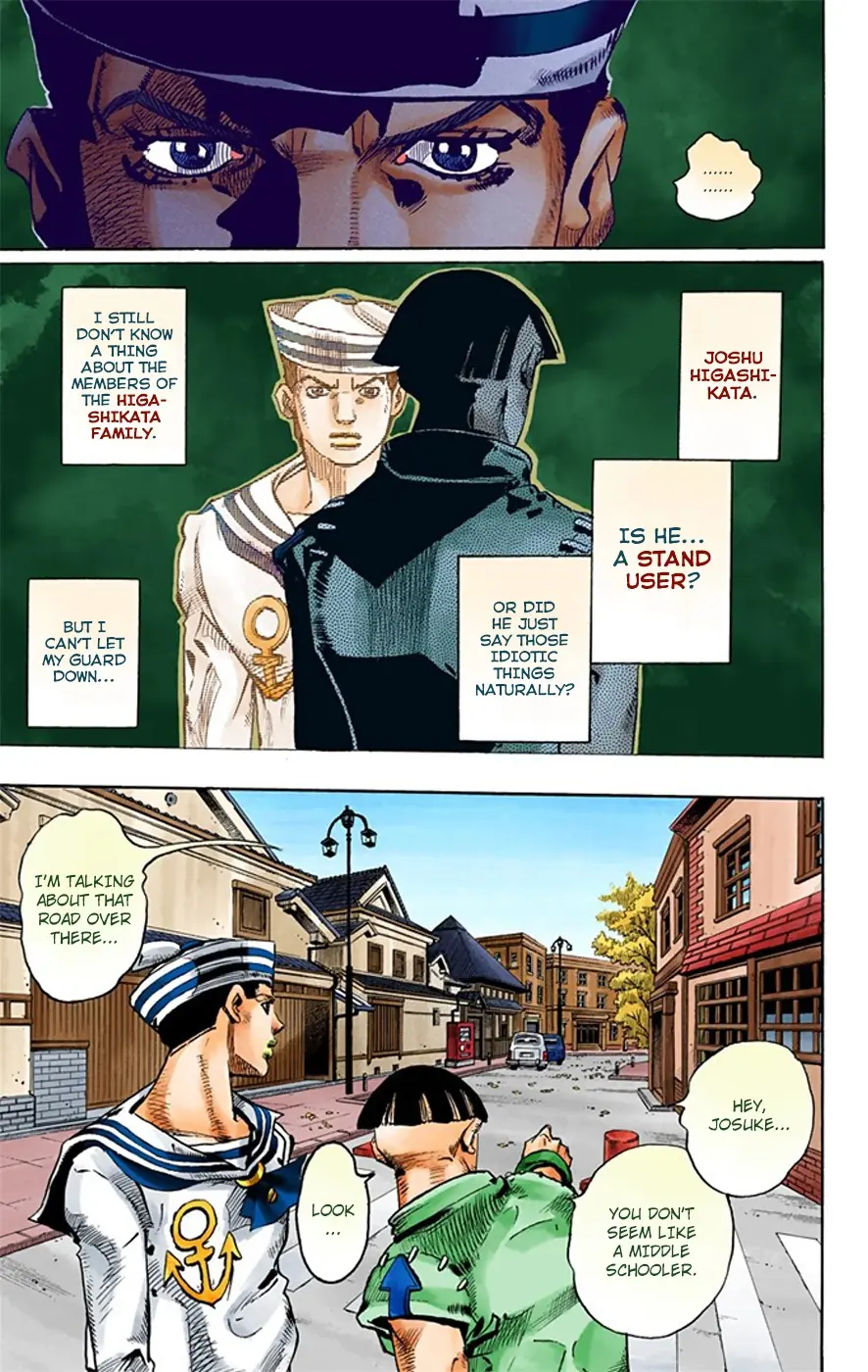 JoJo's Bizarre Adventure, Part 8: JoJolion Colored Manga β Chapter 18 β Page 18