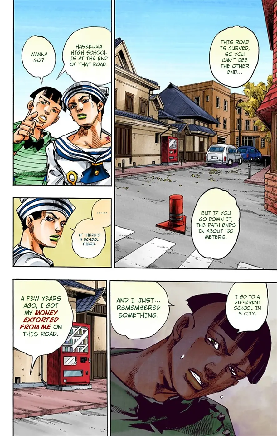 JoJo's Bizarre Adventure, Part 8: JoJolion Colored Manga β Chapter 18 β Page 19
