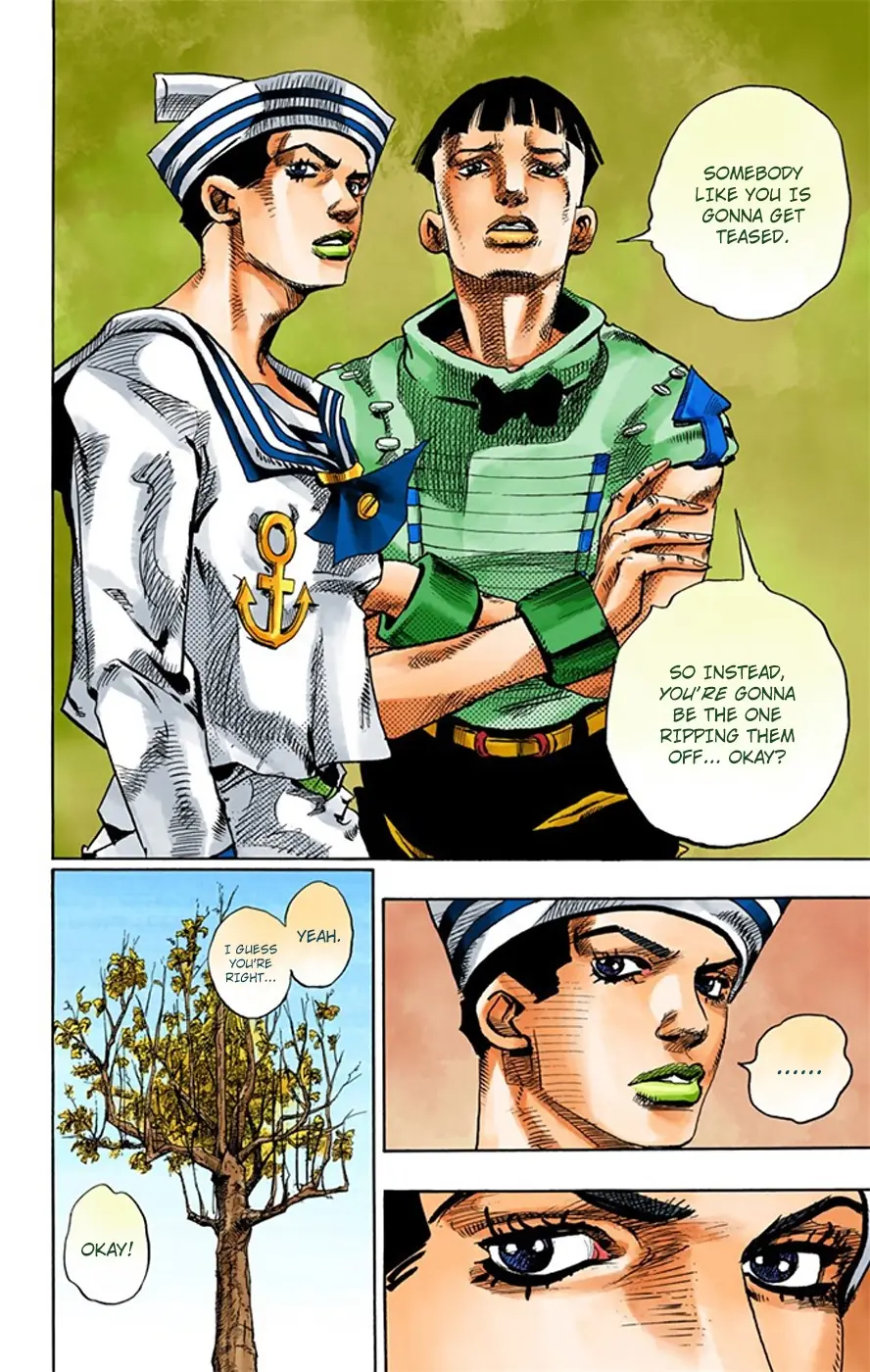 JoJo's Bizarre Adventure, Part 8: JoJolion Colored Manga β Chapter 18 β Page 23