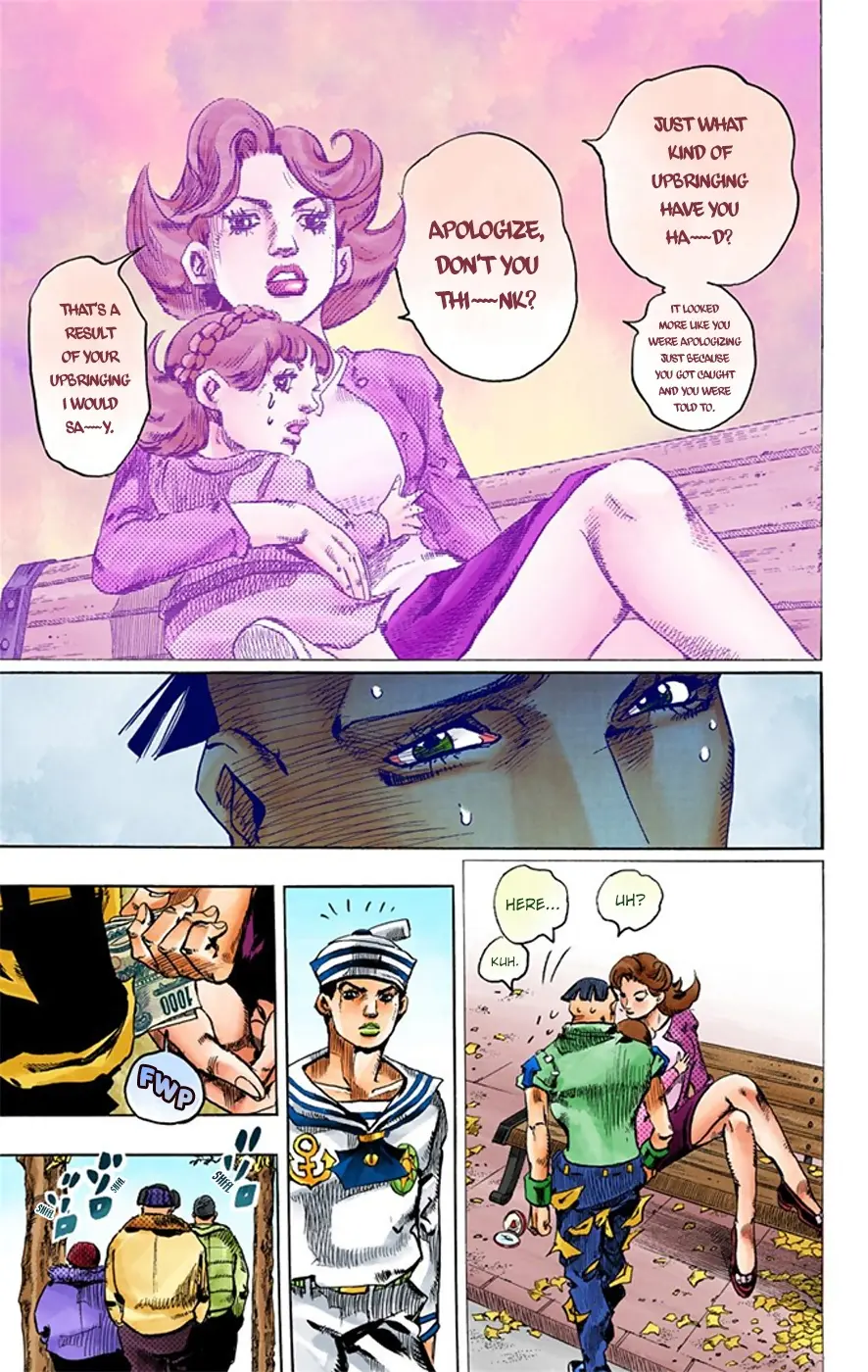 JoJo's Bizarre Adventure, Part 8: JoJolion Colored Manga β Chapter 18 β Page 34