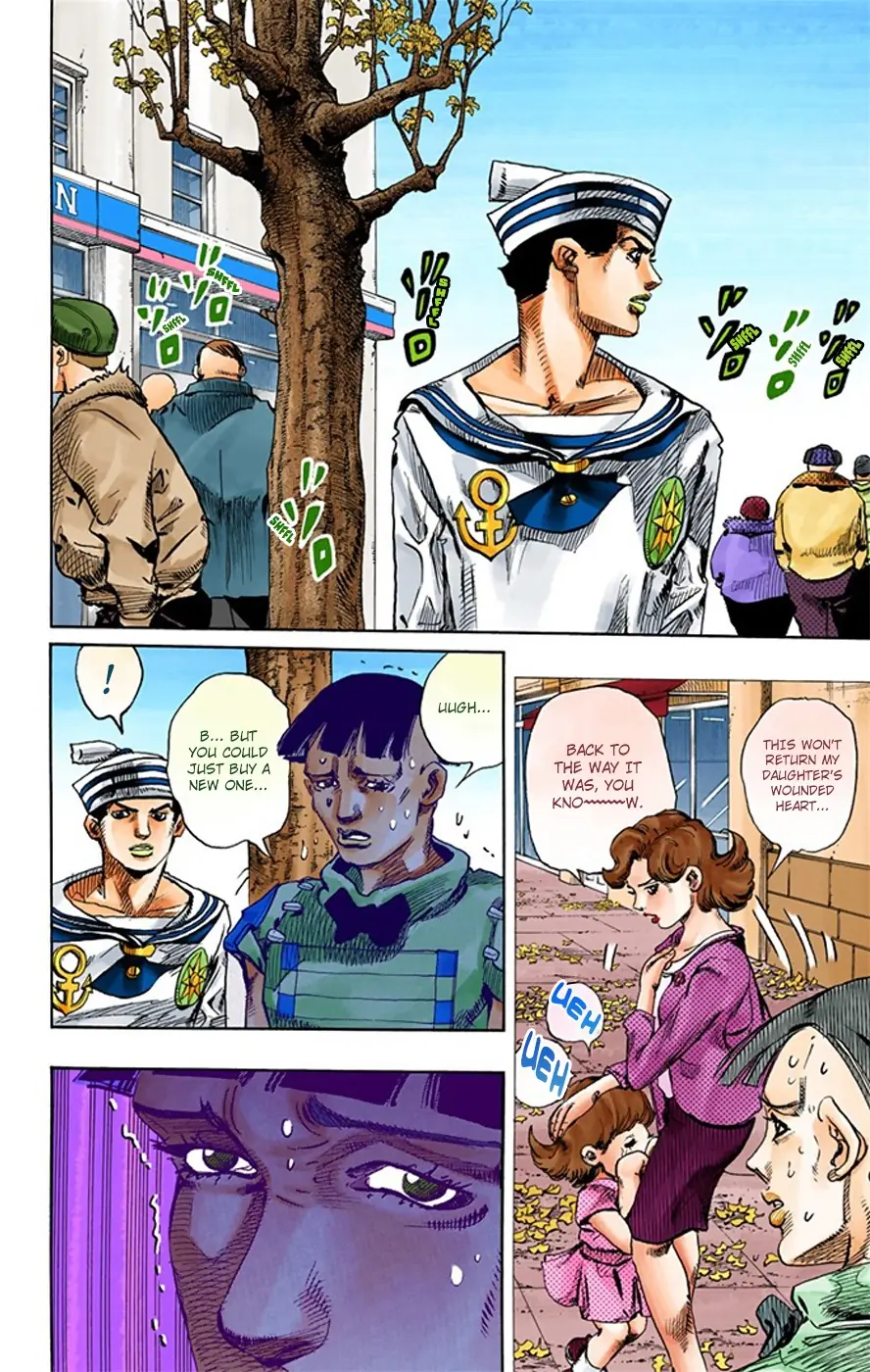 JoJo's Bizarre Adventure, Part 8: JoJolion Colored Manga β Chapter 18 β Page 35