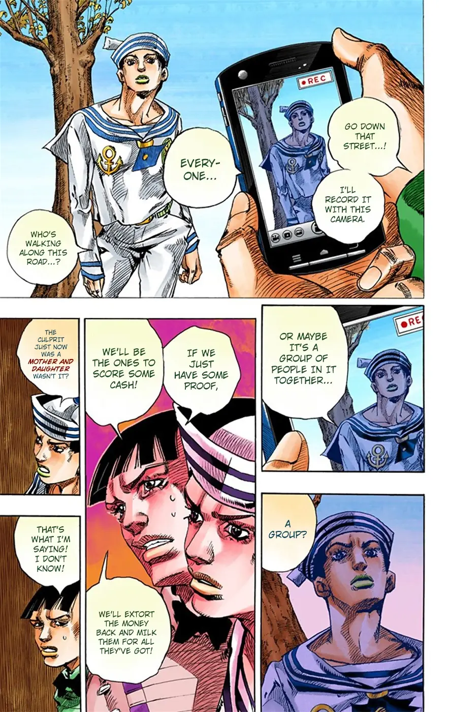 JoJo's Bizarre Adventure, Part 8: JoJolion Colored Manga β Chapter 18 β Page 38