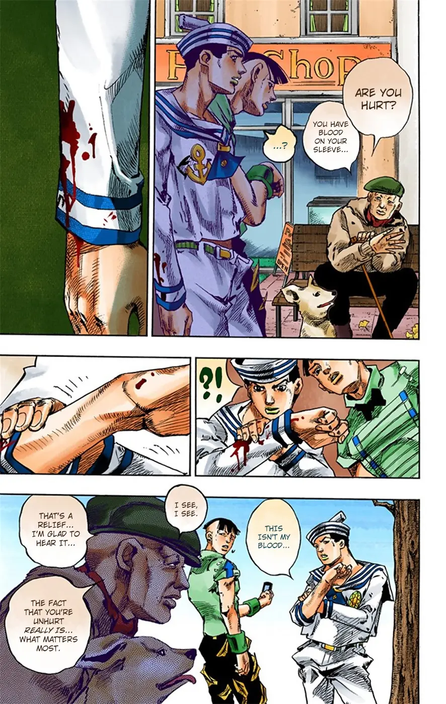 JoJo's Bizarre Adventure, Part 8: JoJolion Colored Manga β Chapter 18 β Page 40