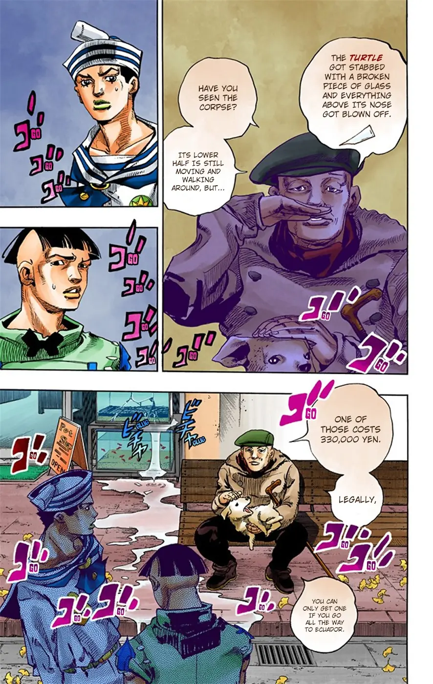 JoJo's Bizarre Adventure, Part 8: JoJolion Colored Manga β Chapter 18 β Page 42