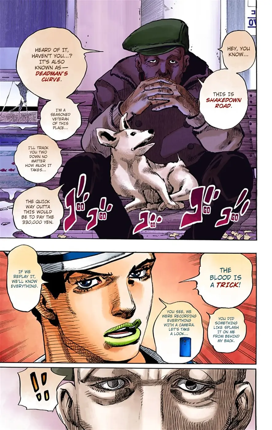 JoJo's Bizarre Adventure, Part 8: JoJolion Colored Manga β Chapter 18 β Page 44